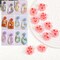 10 Pcs Mini Flower Petal Poly Clay Cutters for Earrings Polymers,10 Shapes Floral